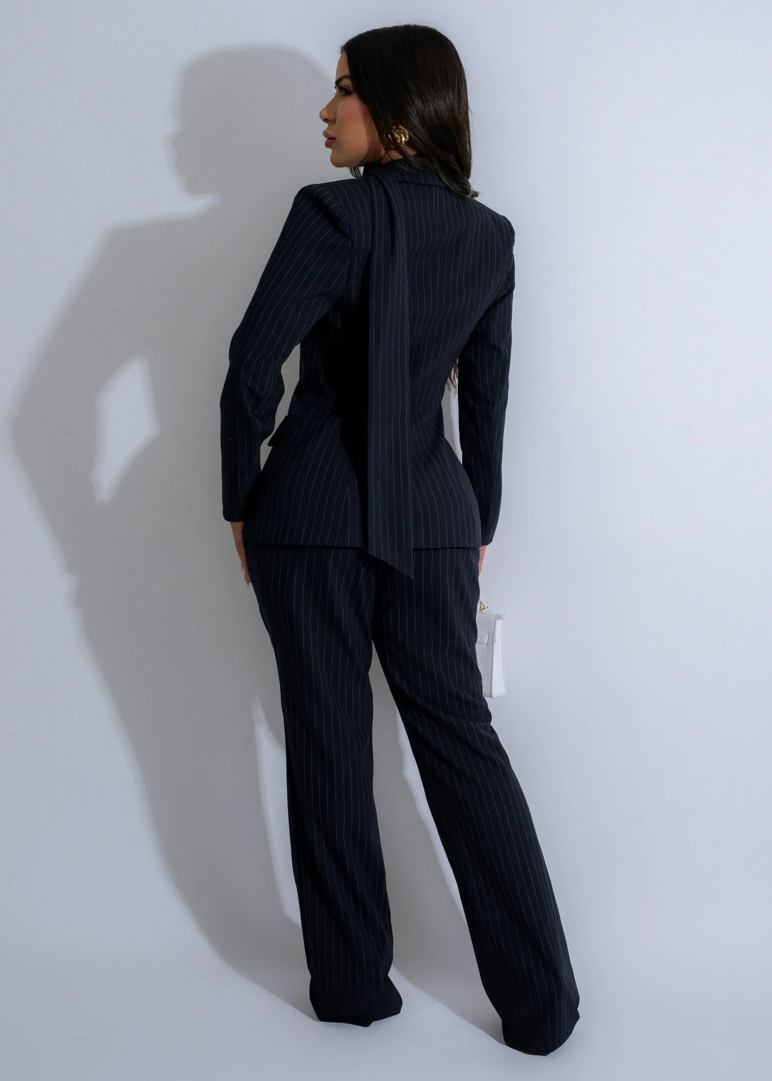 Stratosphere Suiting Stripes Pant Set Blue