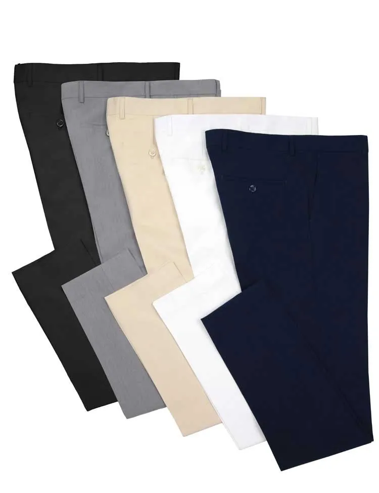 Stretch Wool Feel Pants (White) OUS-DX