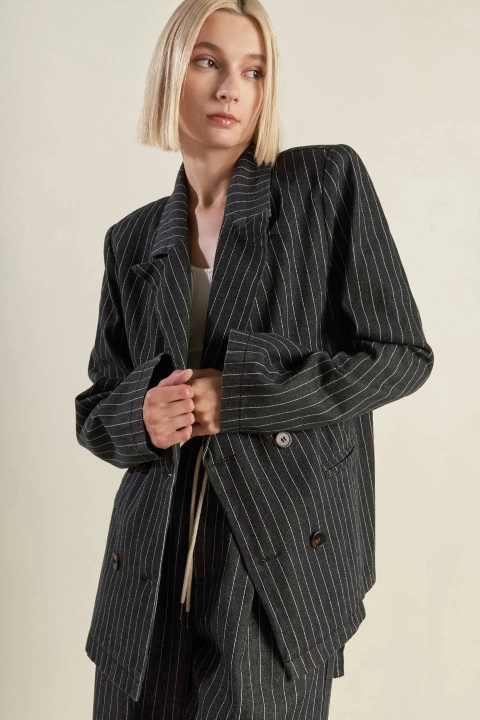 Striped Denim Jacket
