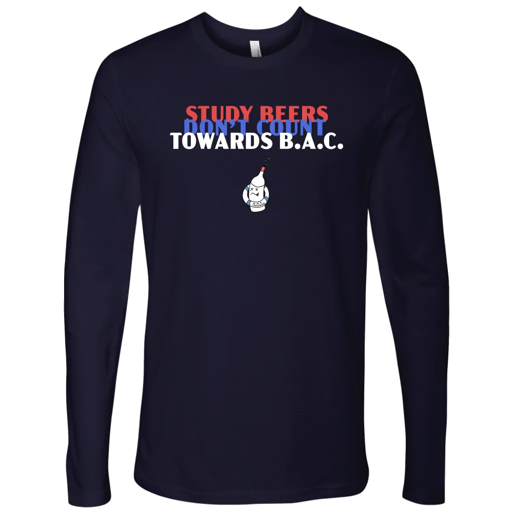 Study Beers Don't Count Towards B.A.C. Long Sleeve
