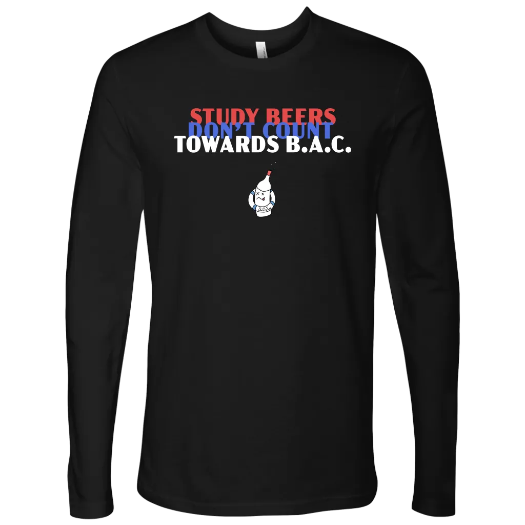 Study Beers Don't Count Towards B.A.C. Long Sleeve