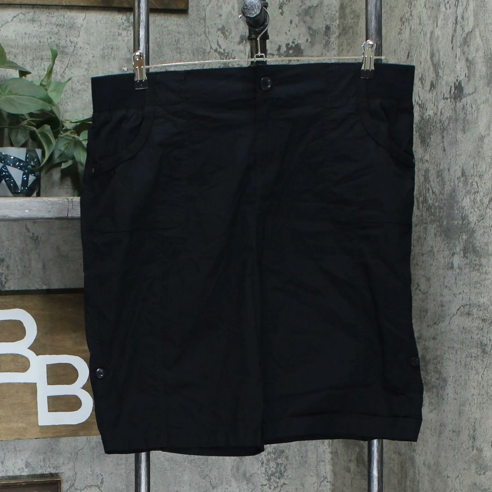 Style & Co. Plus Size Roll Tab Bermuda Shorts
