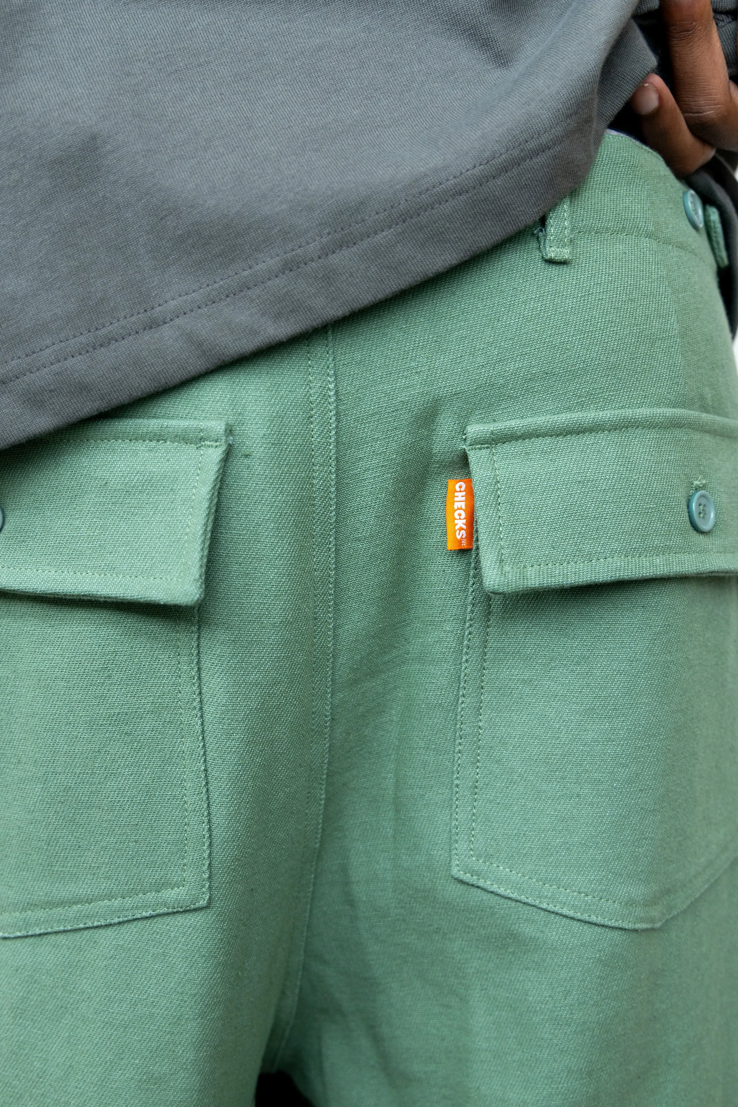 Super Baggy Fatigue Pants Olive