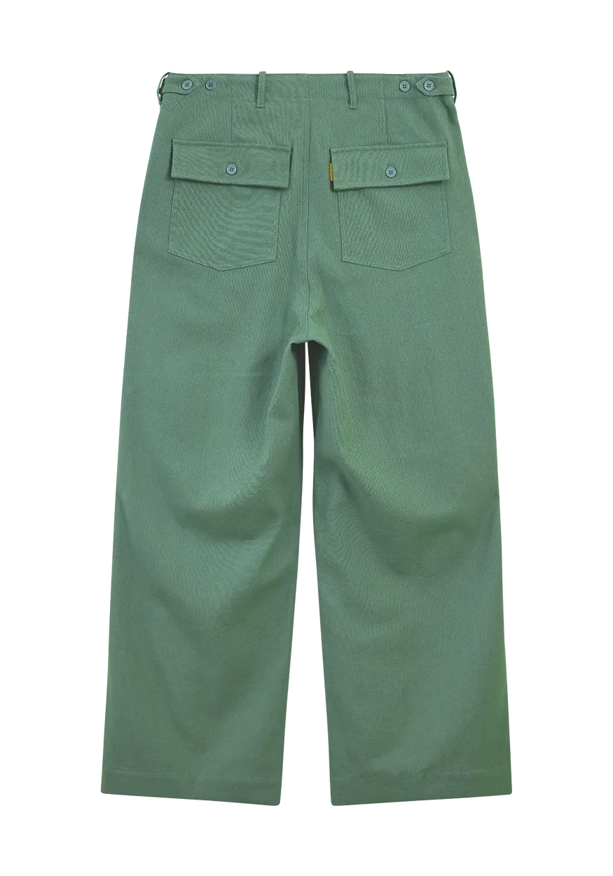 Super Baggy Fatigue Pants Olive