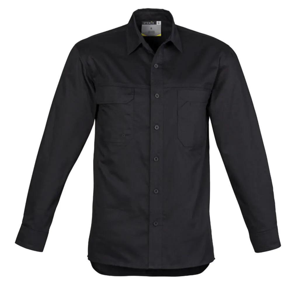 Syzmik ZW121 Mens Lightweight Tradie Long Sleeve Shirt