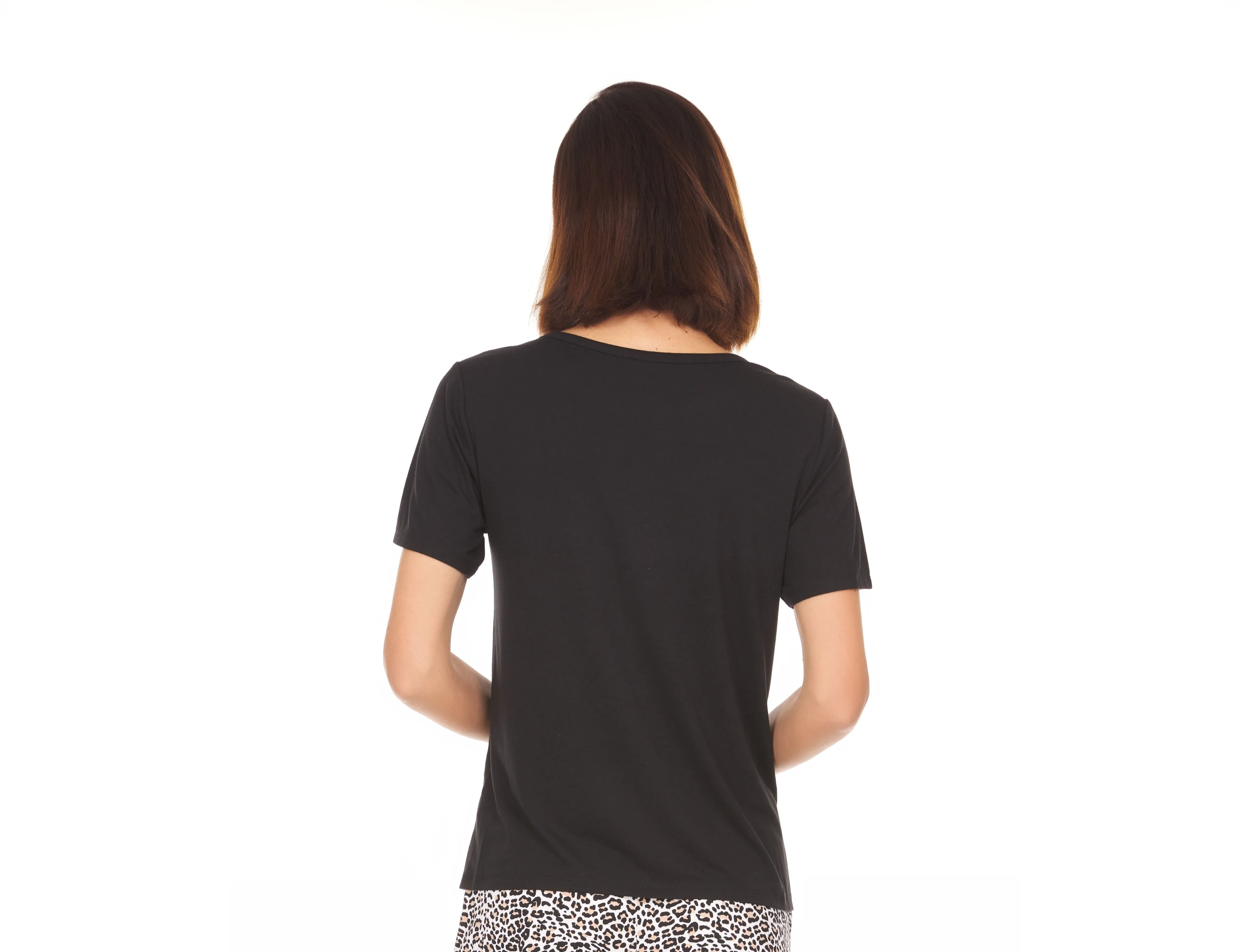 T-shirt In Black - Flora Nikrooz