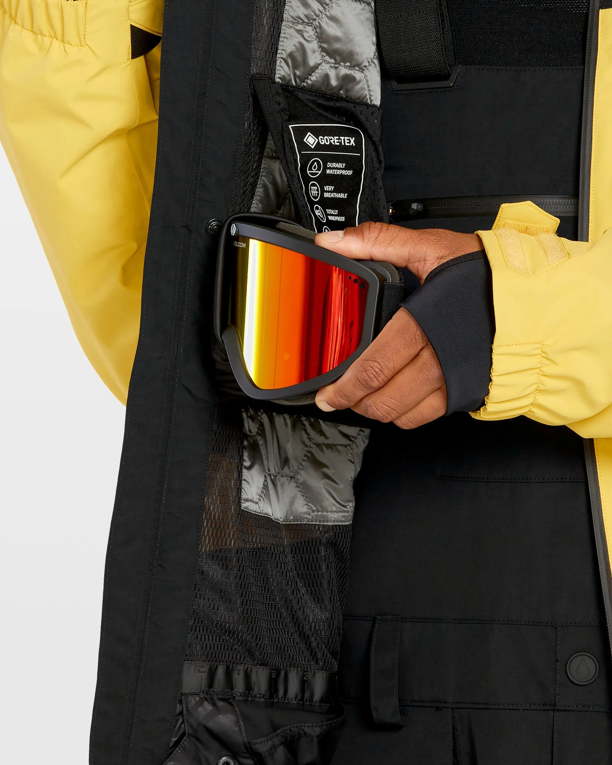 Tds 2L Gore-Tex Jacke - Dark Yellow