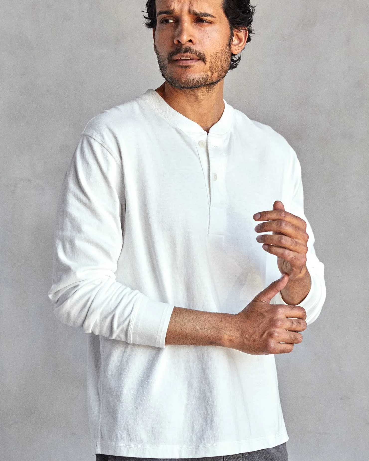 The Big Heavy Tee Henley - FINAL SALE
