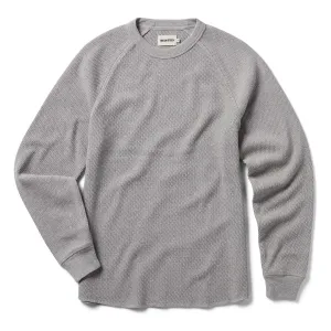 The Heavy Bag Waffle Long Sleeve | Aluminum