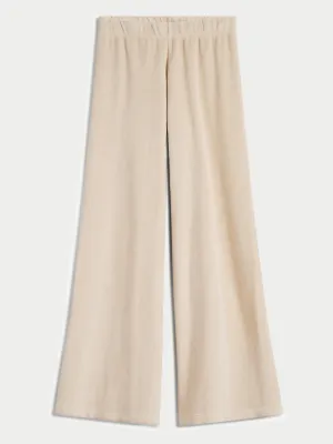 The Lito Low Rise Flare Pants in Velour