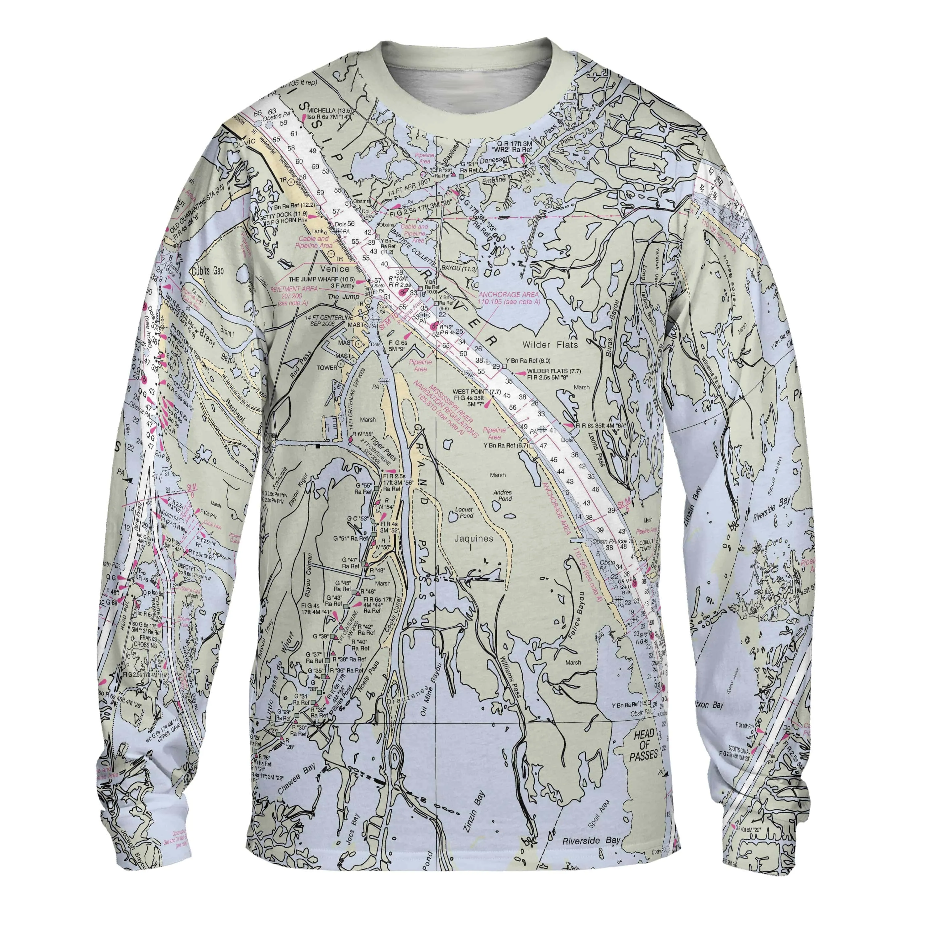 The Venice Louisiana Long Sleeve Tee
