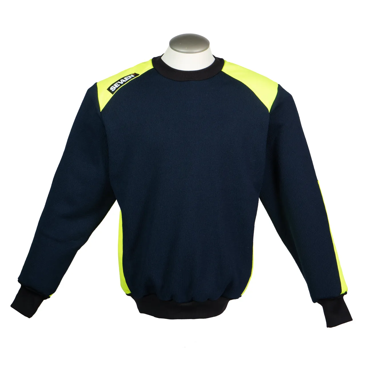 Thermal Sweater with Lime Patches