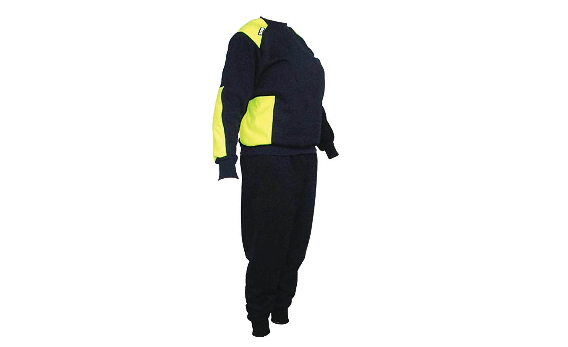 Thermal Sweater with Lime Patches