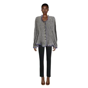 THEYSKENS Blue Jacket with Fringe | US 8