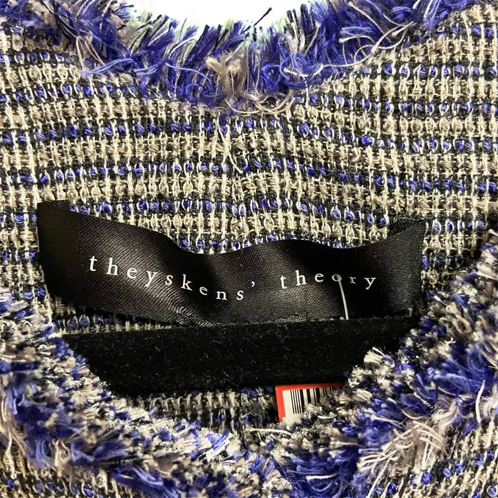 THEYSKENS Blue Jacket with Fringe | US 8