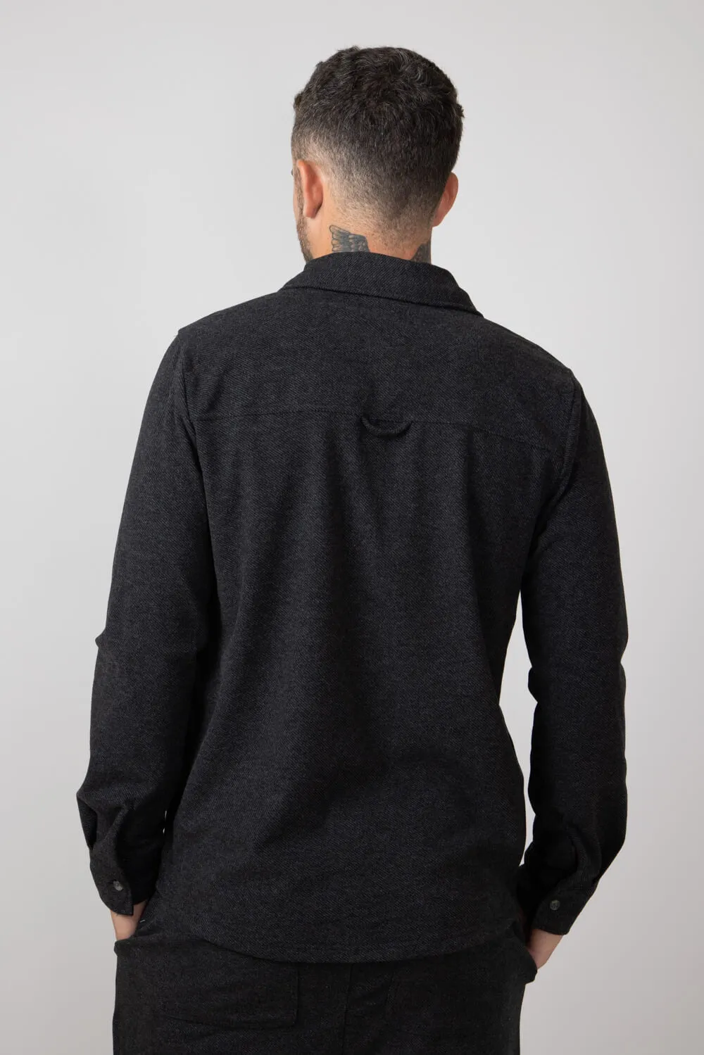 Thread & Supply Discovery Shirt for Men in Black Heather | T3186BTKTM