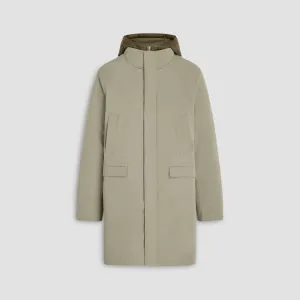 Three Quarter Jacket With Hood