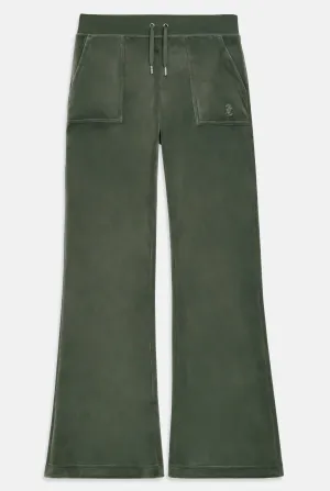 THYME LOW RISE VELOUR TRACK PANTS