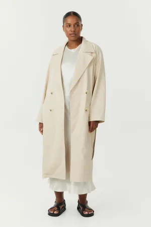 TIME AGAIN RELAXED TRENCH | NATURAL