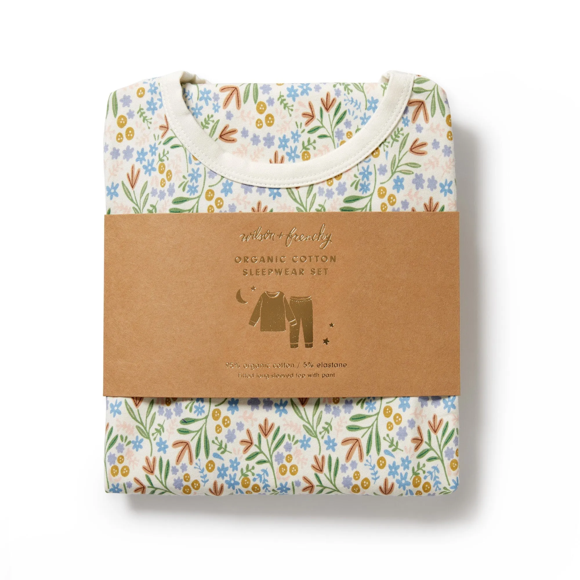 Tinker Floral Organic Long Sleevedd Pyjamas