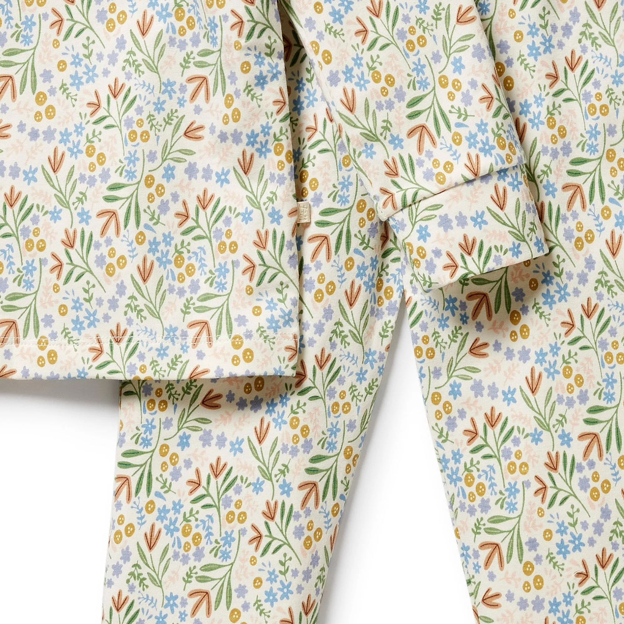 Tinker Floral Organic Long Sleevedd Pyjamas