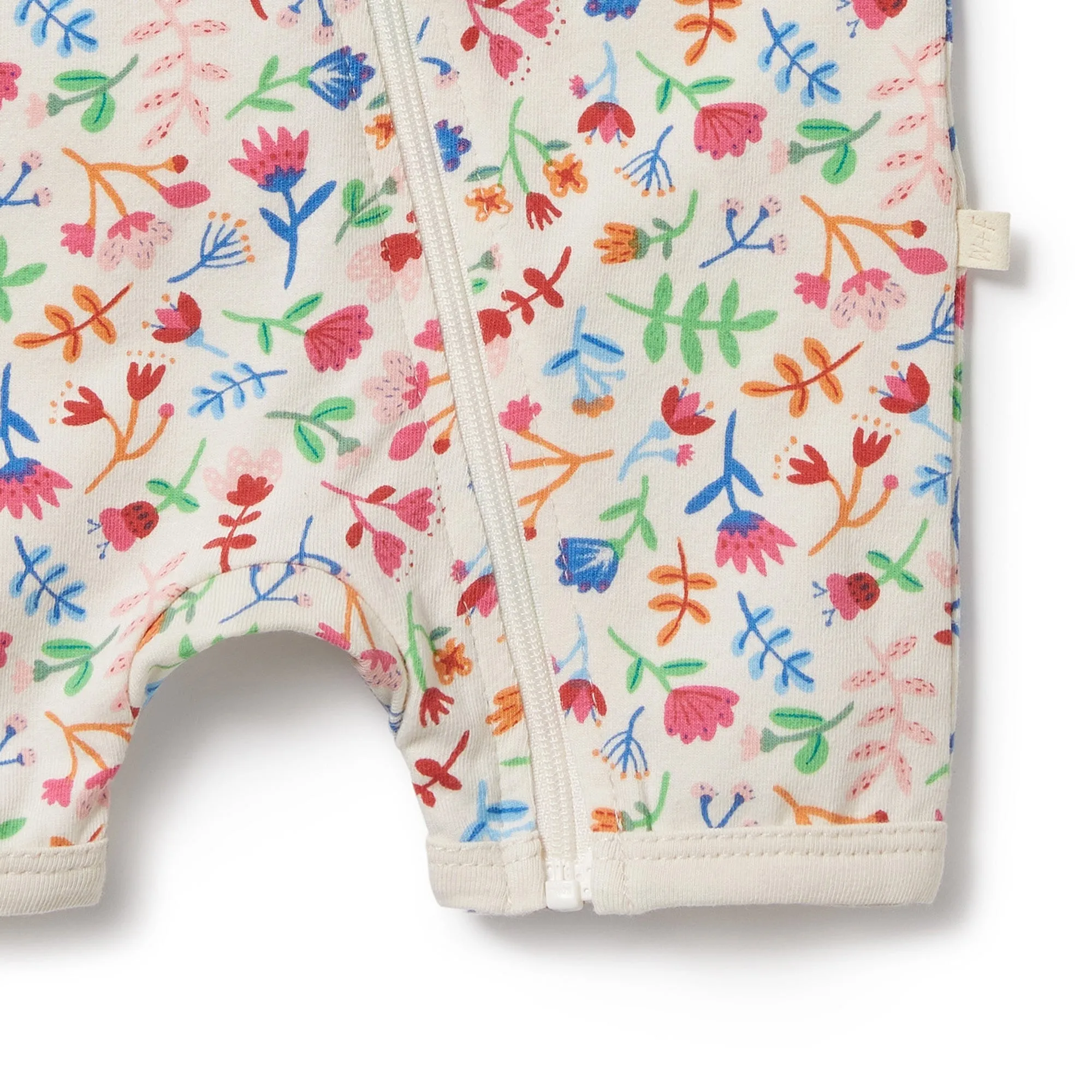 Tropical Garden Organic Boyleg Zipsuit