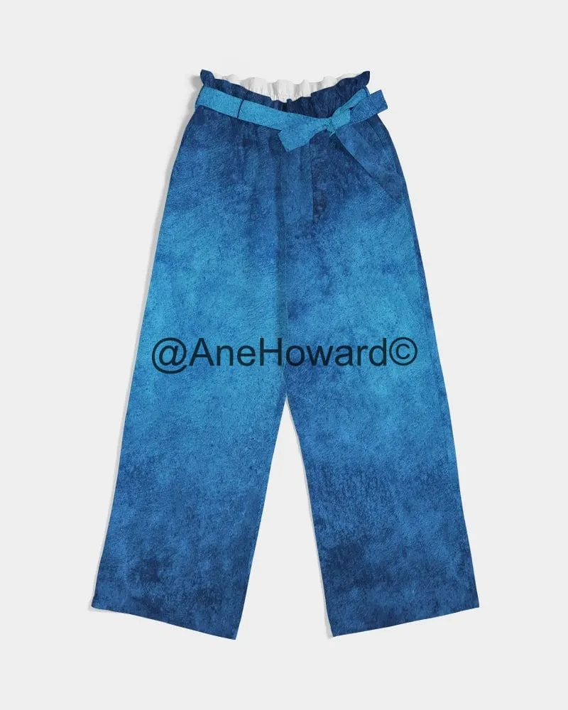 True Blue Women's High-Rise Wide Leg Pants
