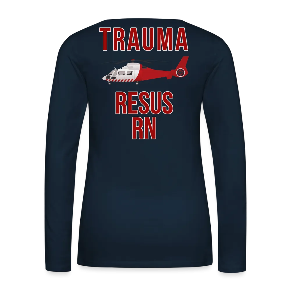 UFHealth TRAUMA RESUS RN Women's Premium Long Sleeve T-Shirt