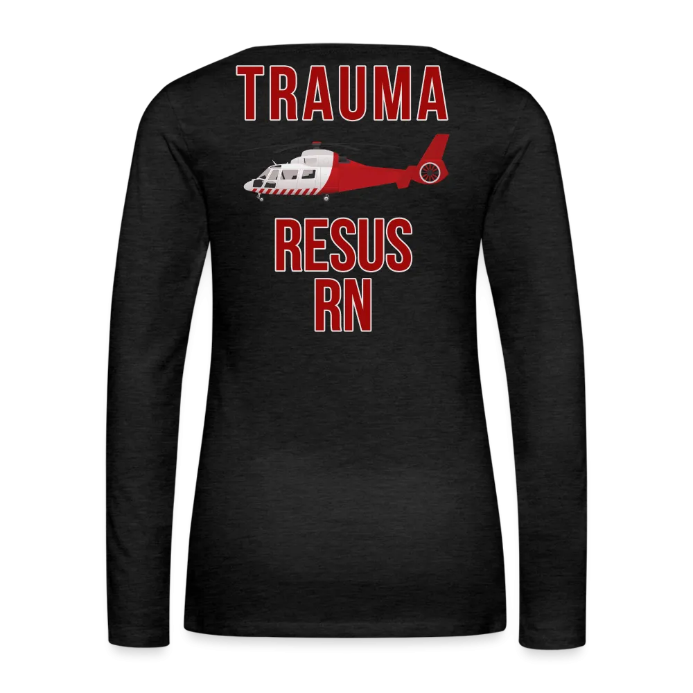 UFHealth TRAUMA RESUS RN Women's Premium Long Sleeve T-Shirt