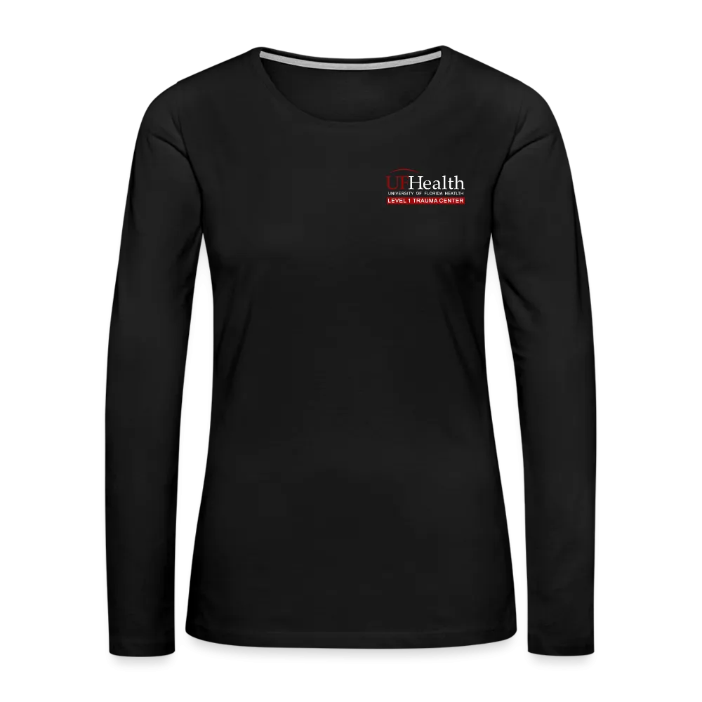UFHealth TRAUMA RESUS RN Women's Premium Long Sleeve T-Shirt