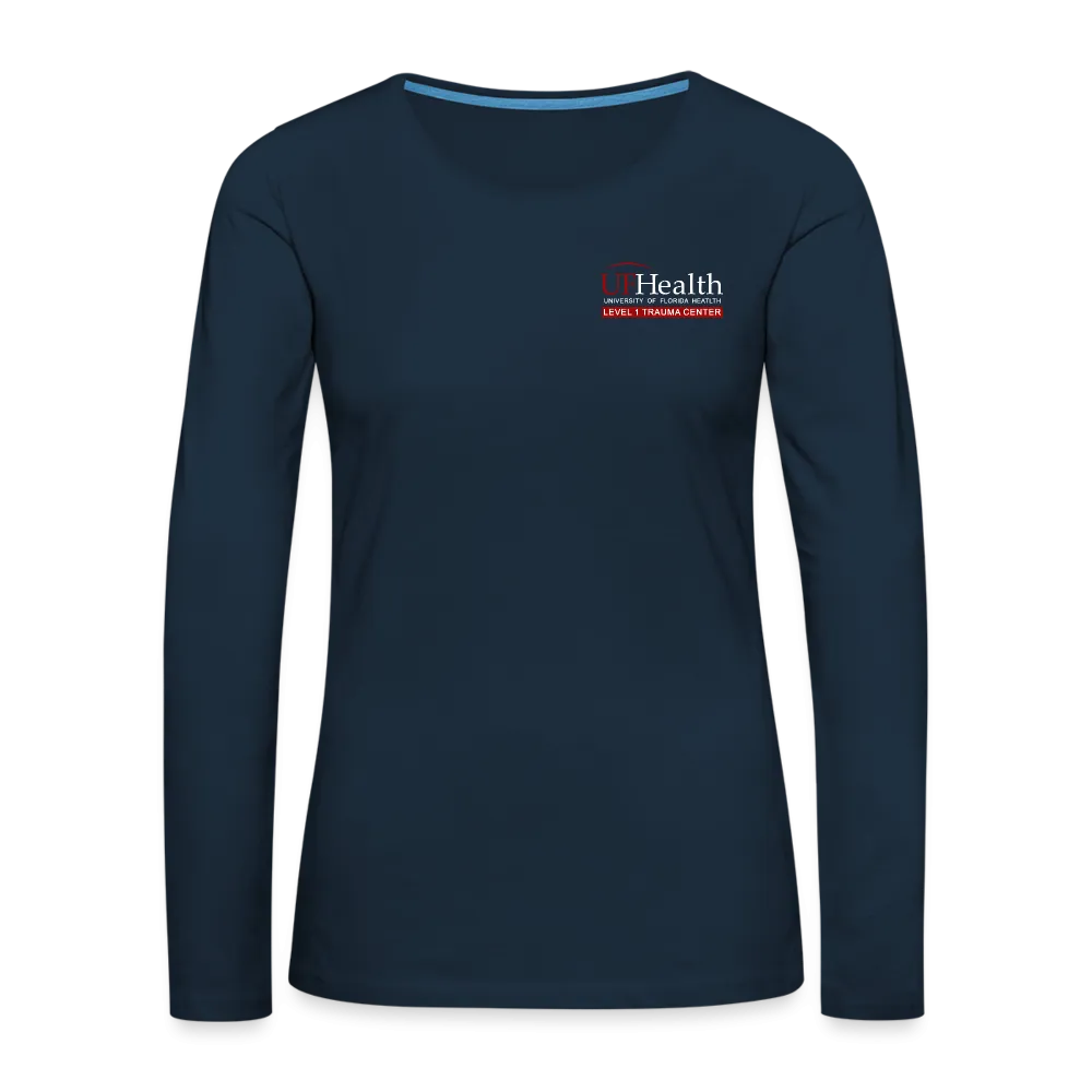 UFHealth TRAUMA RESUS RN Women's Premium Long Sleeve T-Shirt
