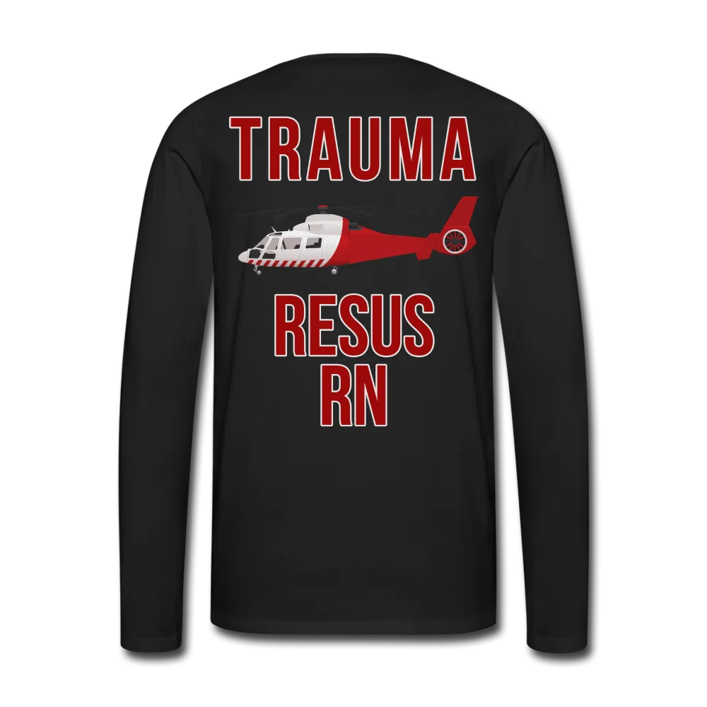 UFHeatlh Trauma Resus RN Men's Premium Long Sleeve T-Shirt