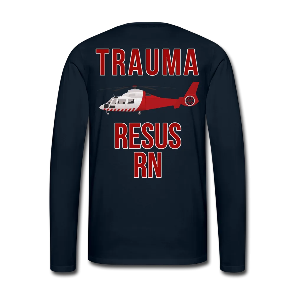 UFHeatlh Trauma Resus RN Men's Premium Long Sleeve T-Shirt