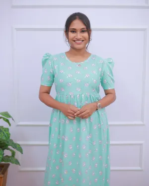 Unicorn | Casual Non-Maternity Loungewear - Puff Sleeve | Full Length
