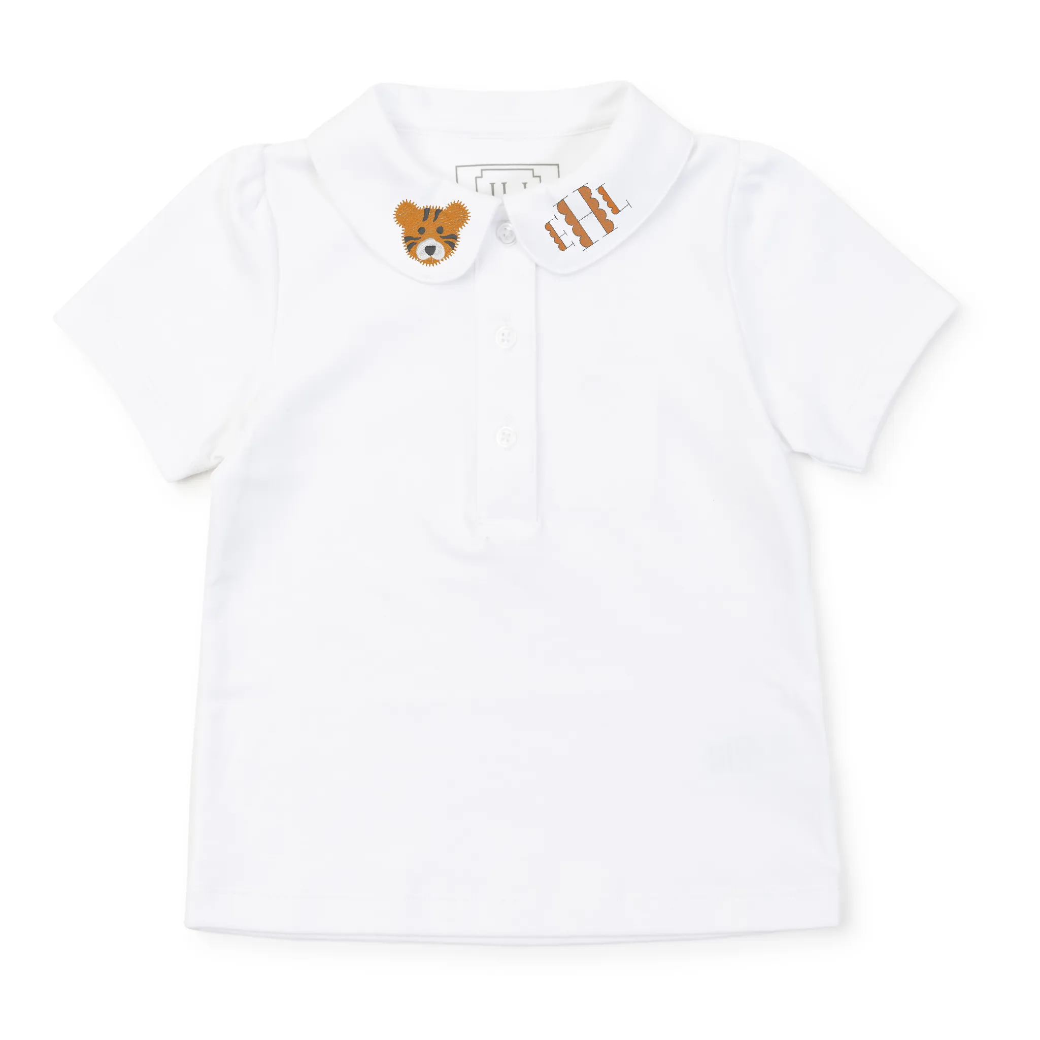 Uniform Madison Girls' Polo Short Sleeve Shirt - White