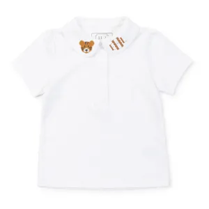 Uniform Madison Girls' Polo Short Sleeve Shirt - White