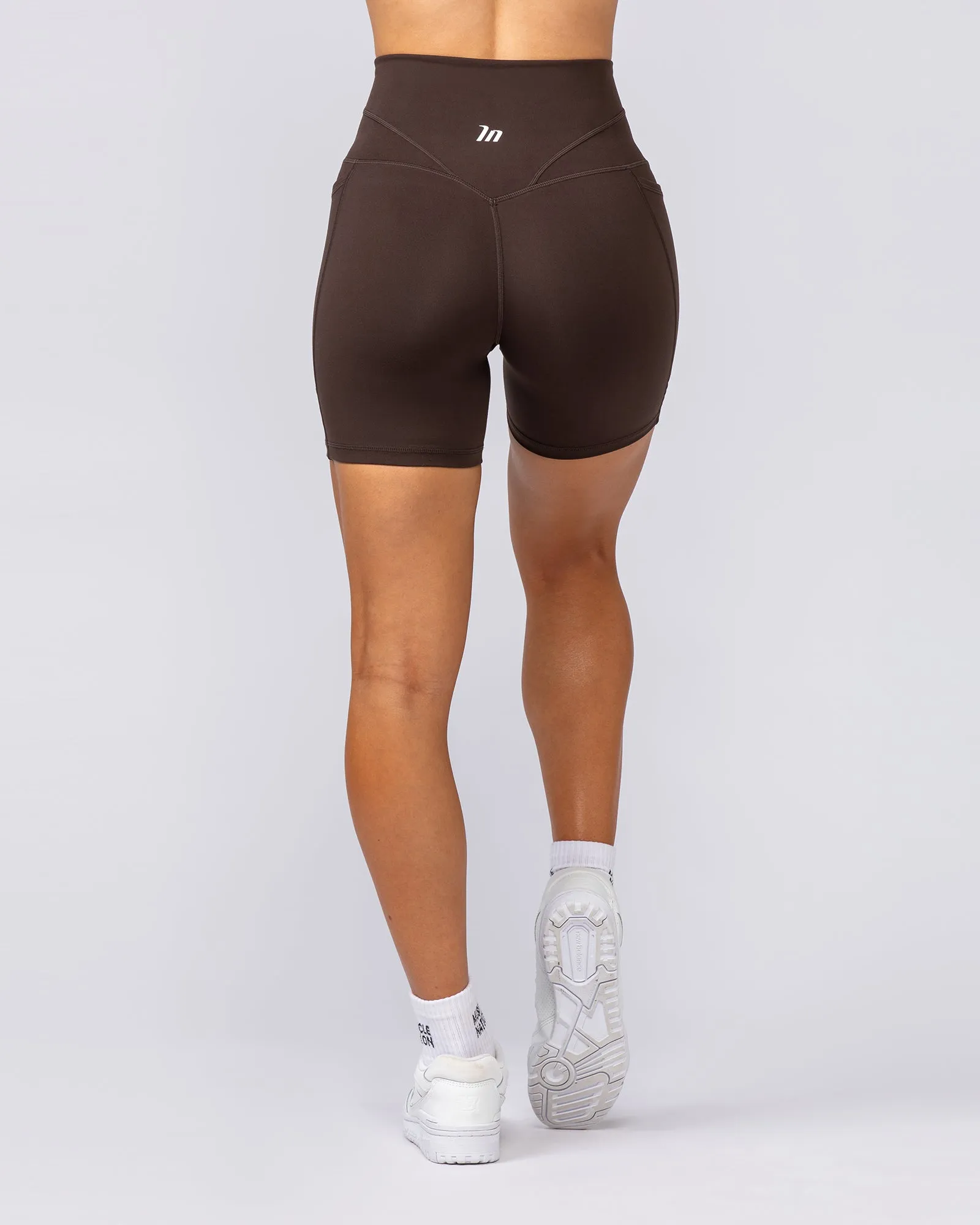 Unrivalled Everyday Pocket Bike Shorts - Cocoa