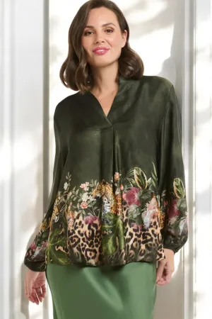 URBAN LUXURY Leopard Shirt - Military