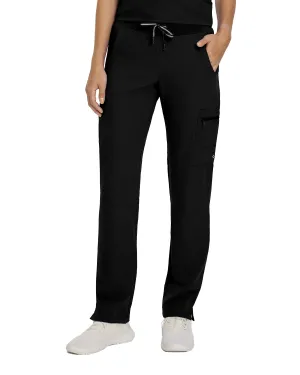 V-Tess 337 Women's Cargo Scrub Pants Black