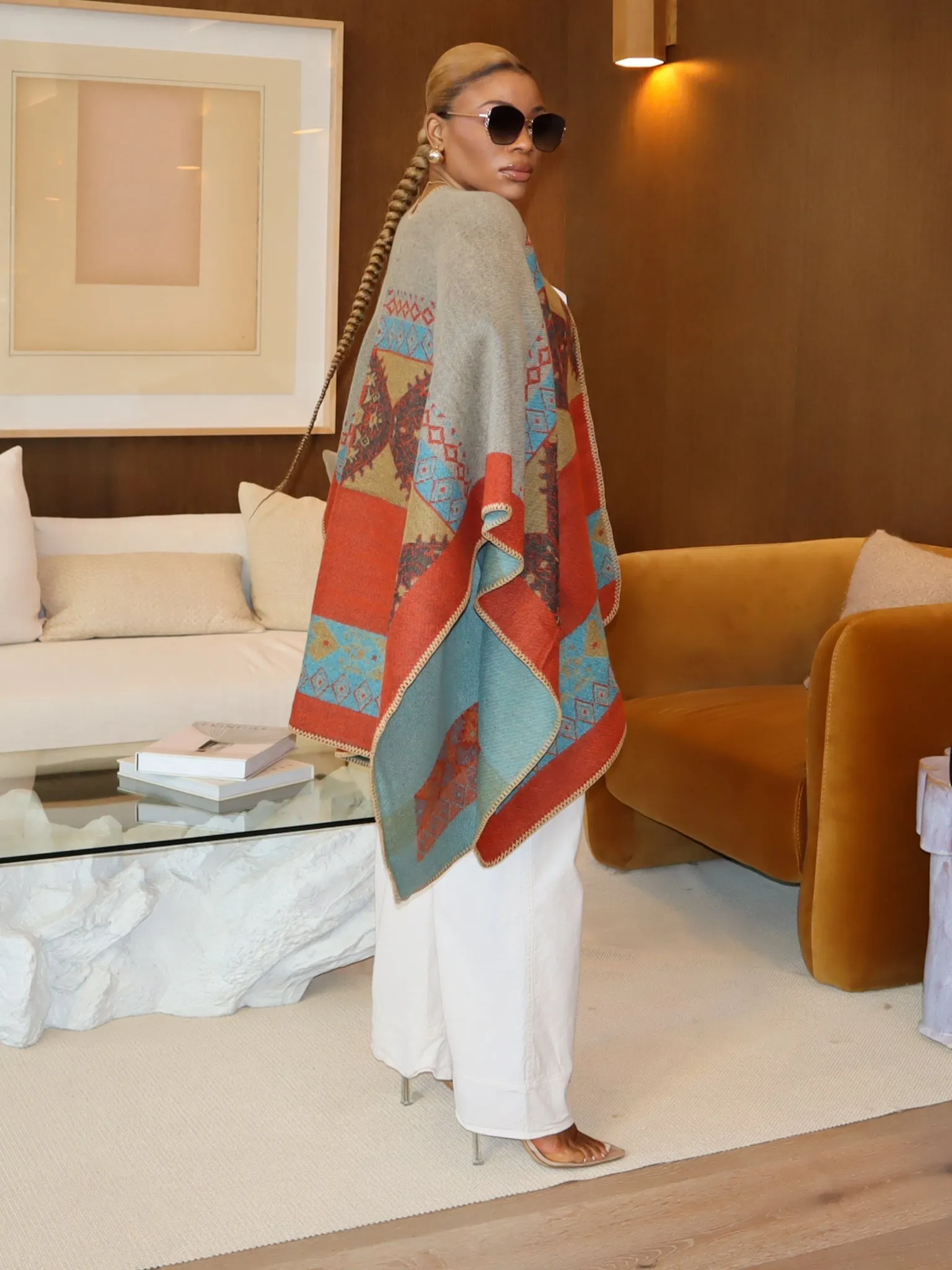 Valetta Knitted  Shawl