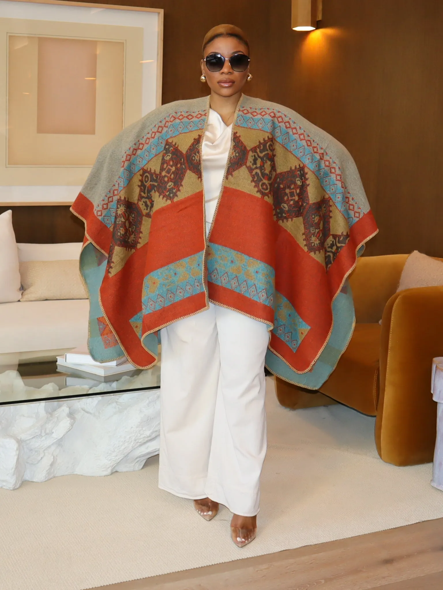 Valetta Knitted  Shawl