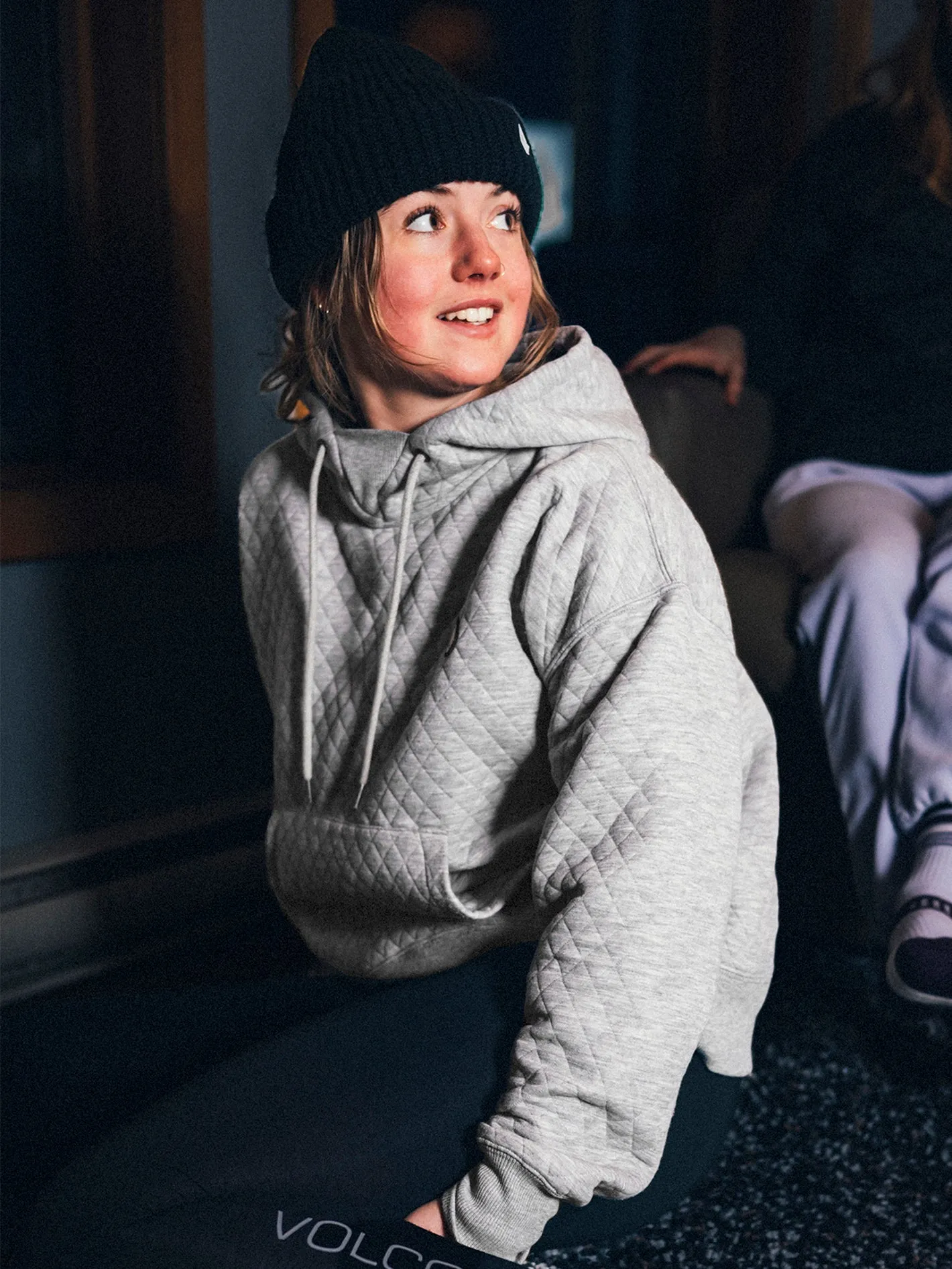 V.Co Air Layer Thermal Kapuzenpullover - HEATHER GREY