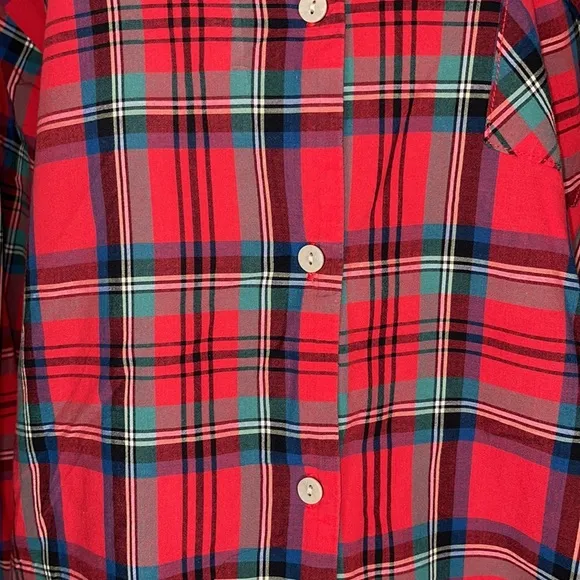 Victory Secret Long Sleeve Button Down intimate Sleepwear Size M