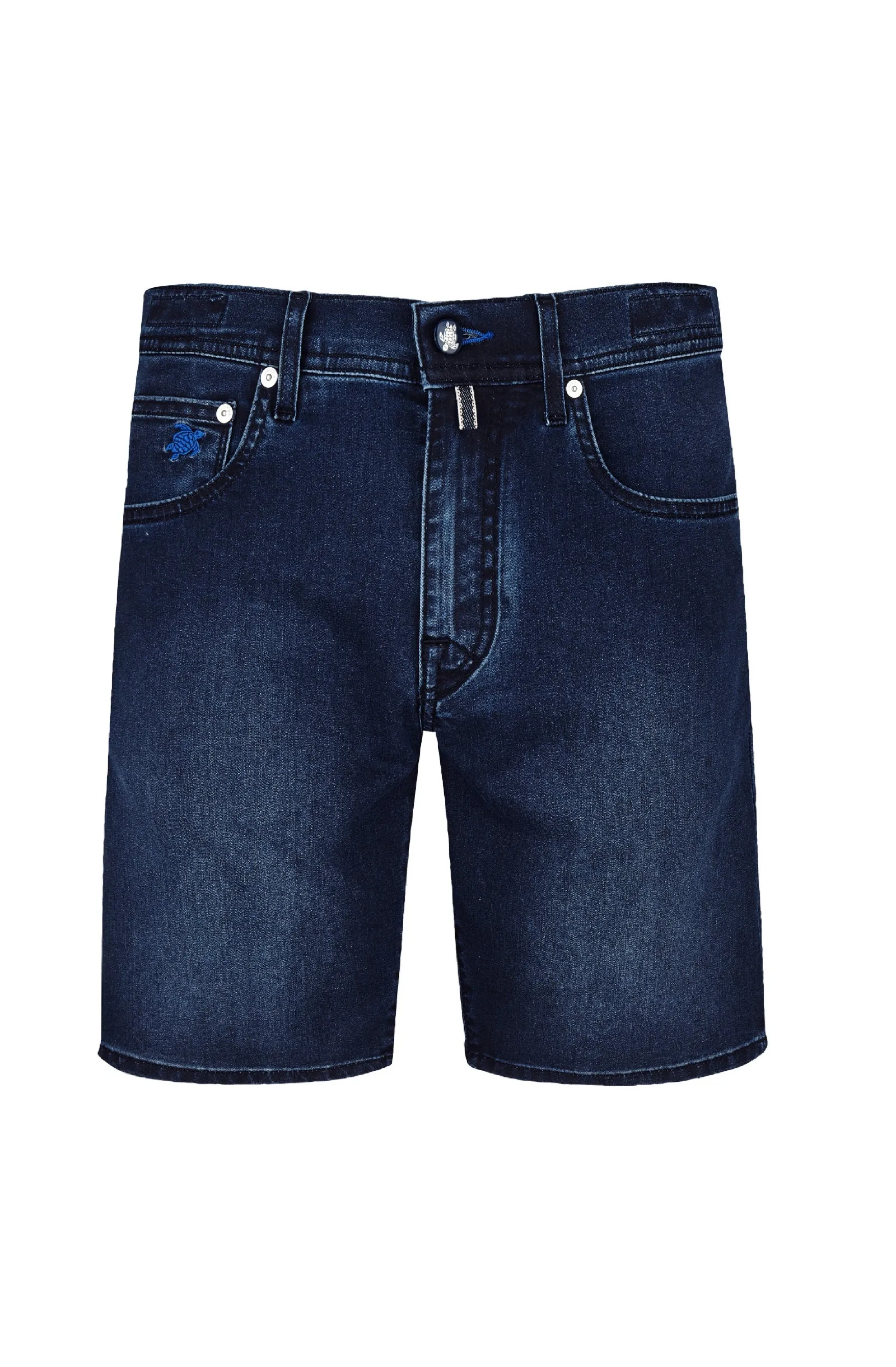 VILEBREQUIN Men 5-Pockets Denim Bermuda Shorts Mosaique
