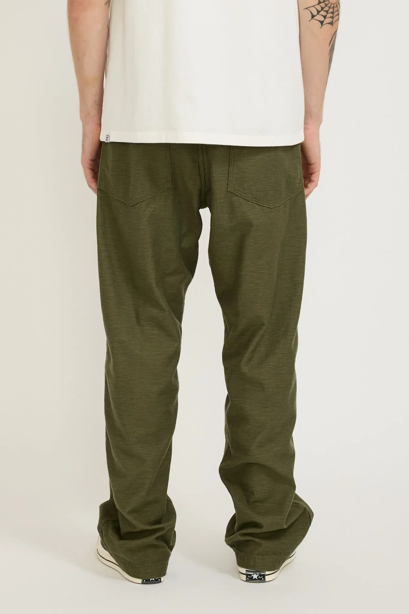 Vintage Fit Fatigue Pants Dark Olive