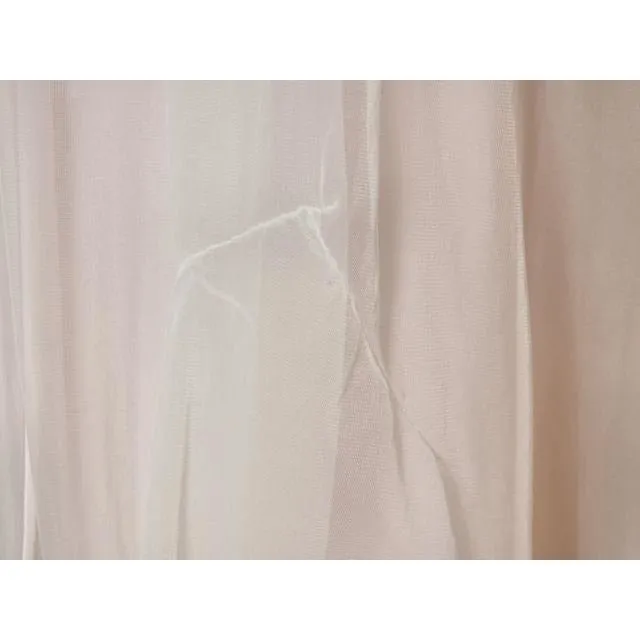 Vintage Peignoir Gotham Gold Stripe Frothy Pink Nylon Chiffon 1950s