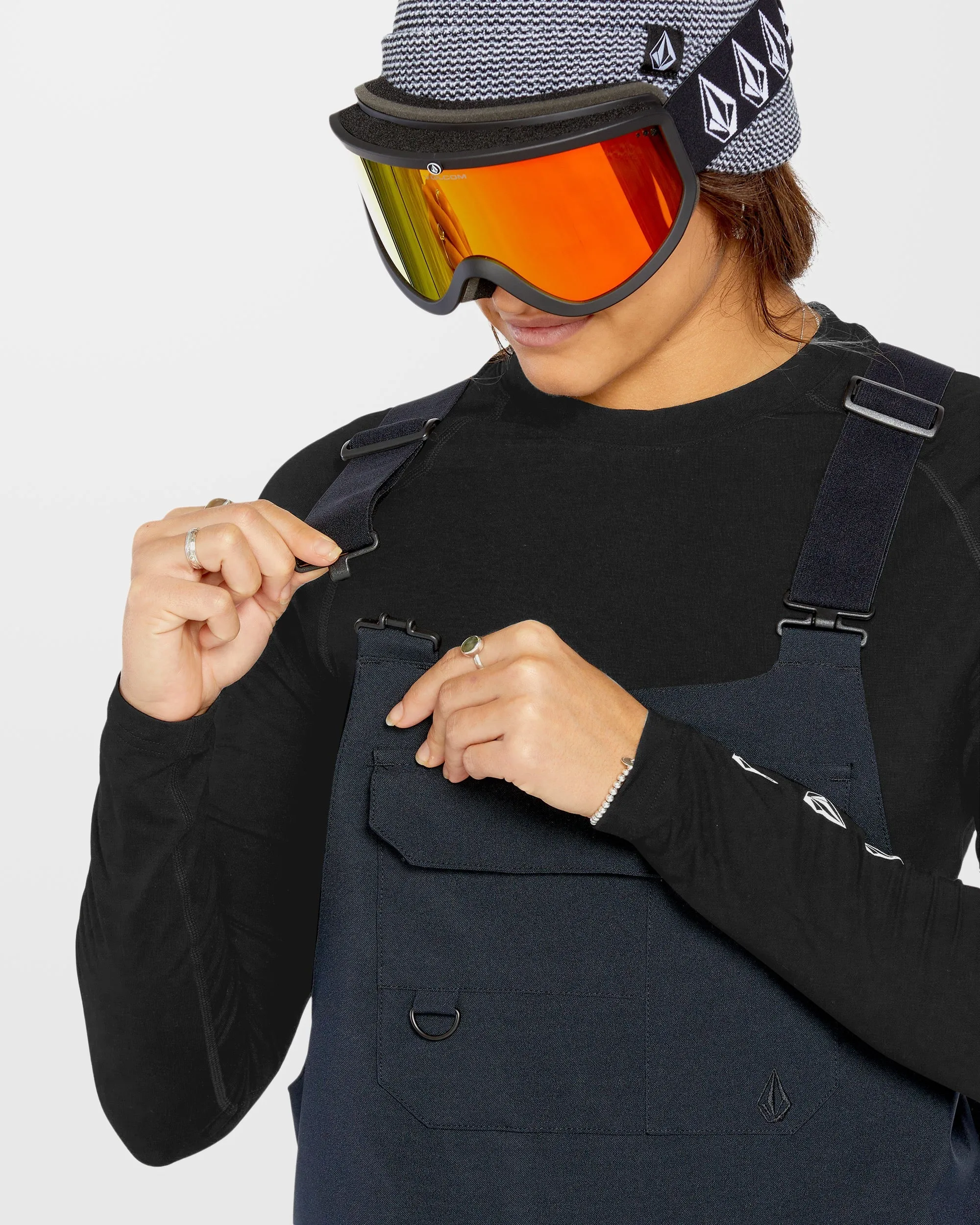W Merino Blend Base Layer Langarmshirt - Black