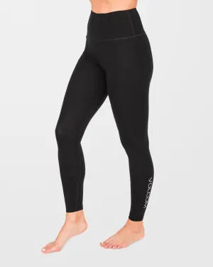 W Merino Blend Base Layer Leggings - Black