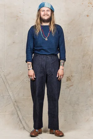 Warehouse & Co Military Pants Indigo Denim