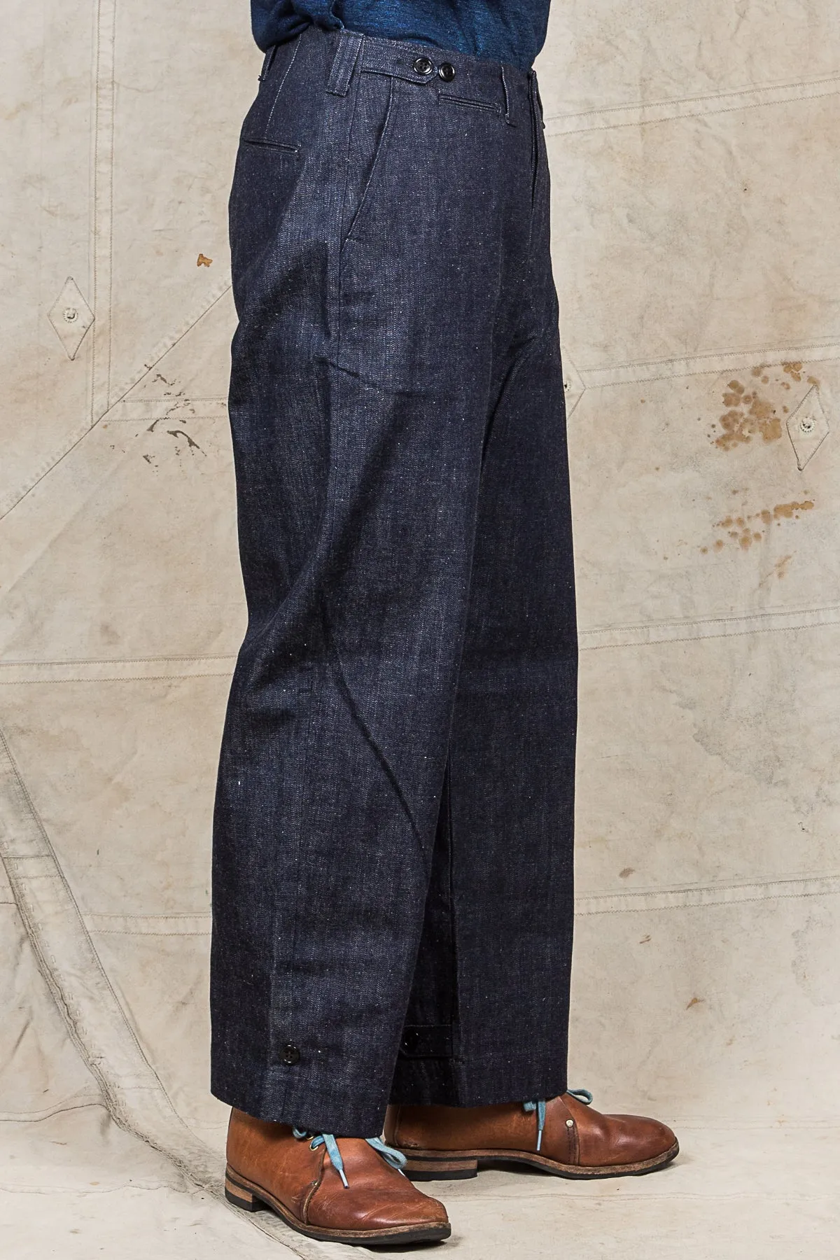 Warehouse & Co Military Pants Indigo Denim